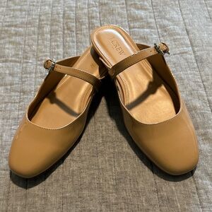 J. Crew Tan Mules